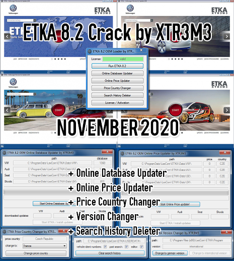 ETKA 8.3 Update incl. Crack