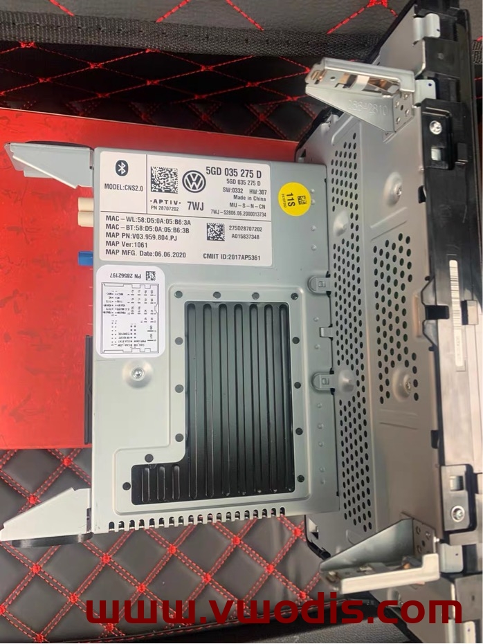 大众/斯柯达mib275D下置主机5GD035275D仅此一台拆车 仅此一台拆车 先到先得