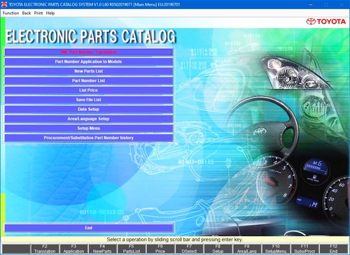 TOYOTA EPC 12.2019-丰田汽车_EPC_12.2019