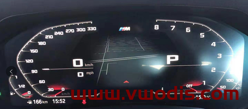 宝马ID7新3系G28激活蓝色妖姬仪表-隐藏