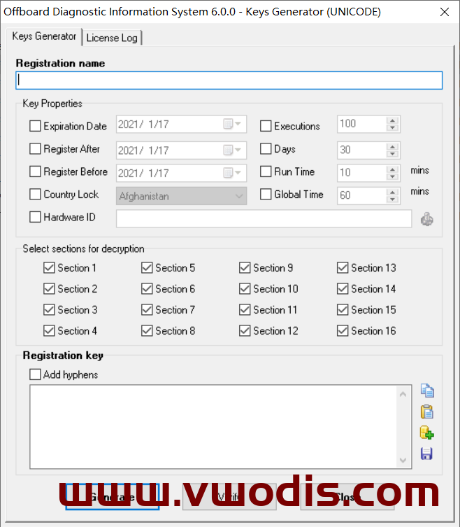 Odis-S 6.0-6.2注册机带正版证书支持在线-odis 6.2注册机-Odis-S 6.2 keygen-Odis6.2 keygen-online