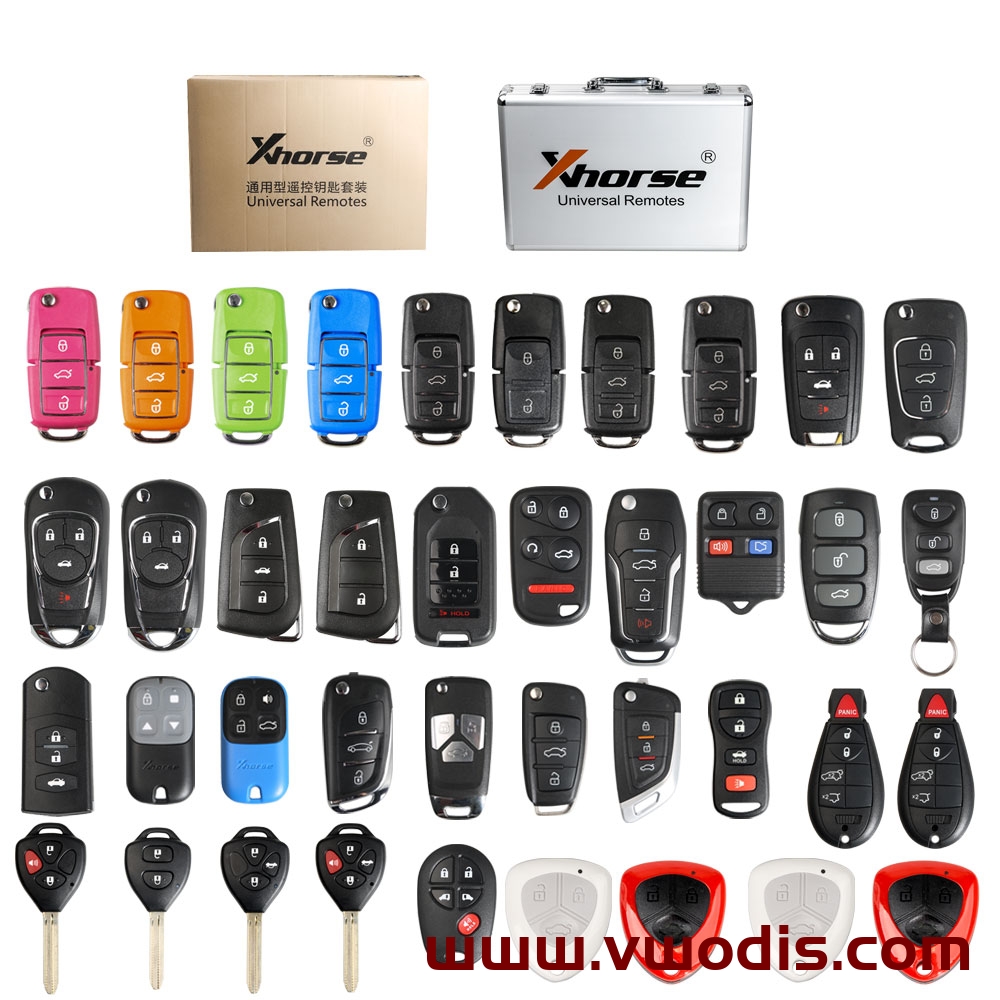 Xhorse Universal Remote Keys English Version Packages 39 Pieces for VVDI2 or VVDI Key Tool