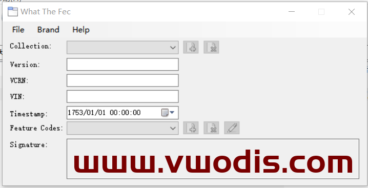 【软件】大众奥迪斯柯达西亚特证书软件what the fec