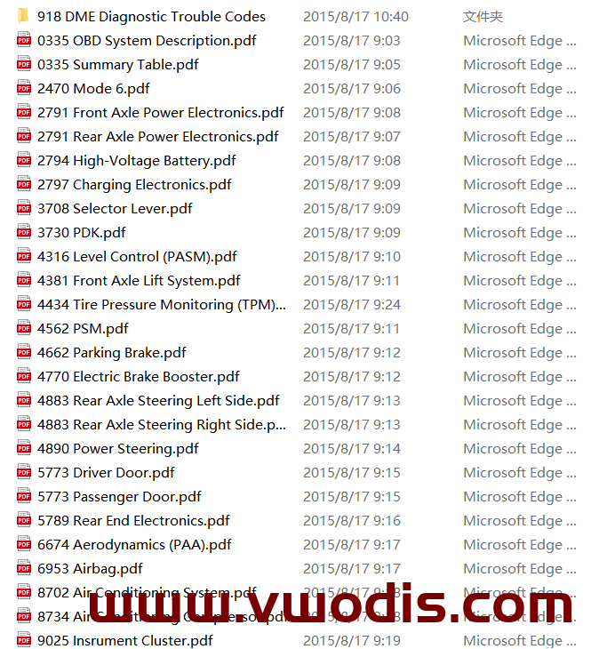 【维修】保时捷918 Spyder诊断信息