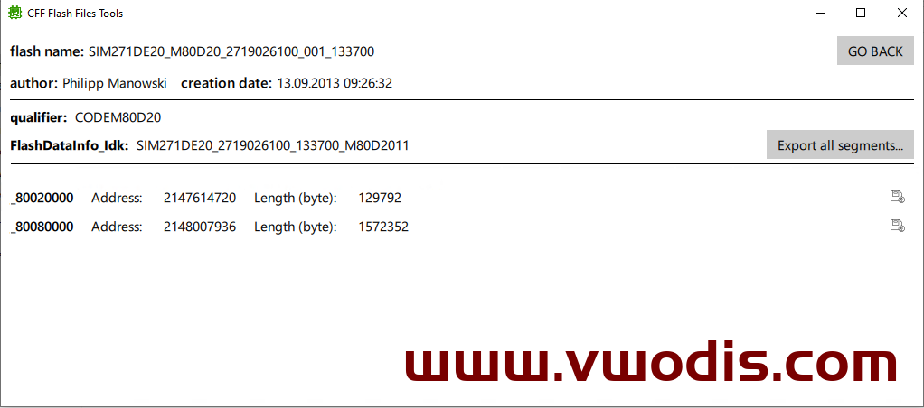 【软件】奔驰【一车网】梅赛德斯奔驰CFF Flash文件工具