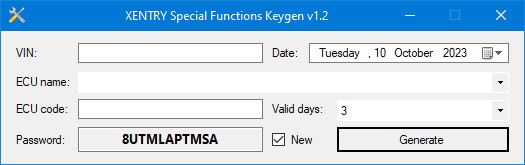 【软件】奔驰【一车网】奔驰特殊功能Keygen Special Functions Keygen V1.2版