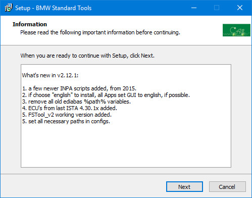 【软件】宝马【一车网】宝马BMW Standard Tools v2.12.1