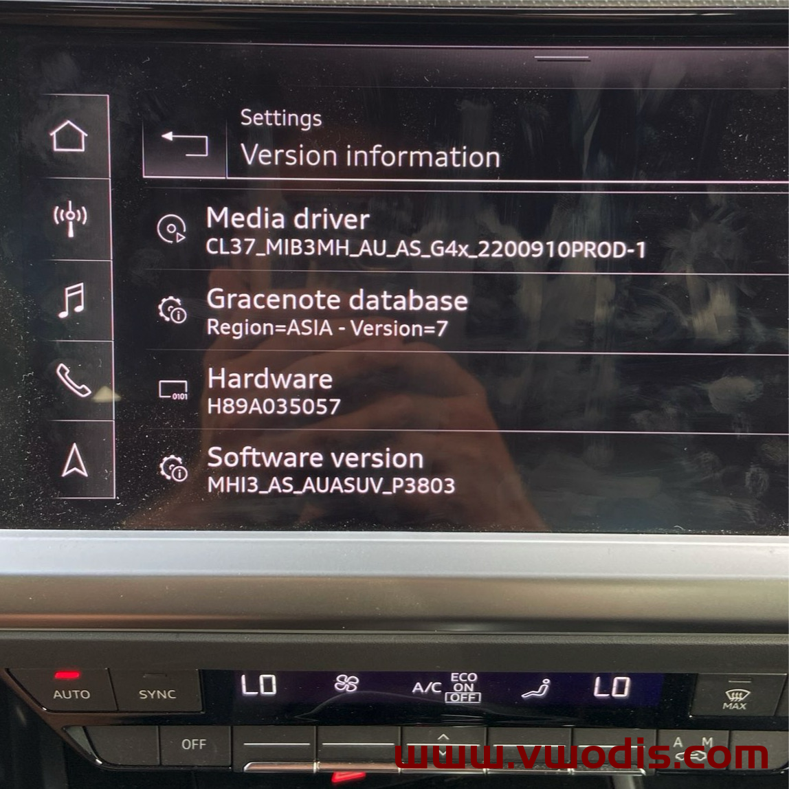 【固件】奥迪【一车网】奥迪Q4 5F MIB3.0 固件MHI3_AS_AUASUV_P3873