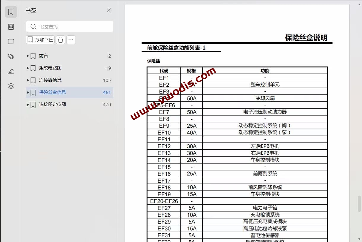 【维修】上汽【一车网】上汽飞凡ER6纯电2020-2022款电路图+维修手册