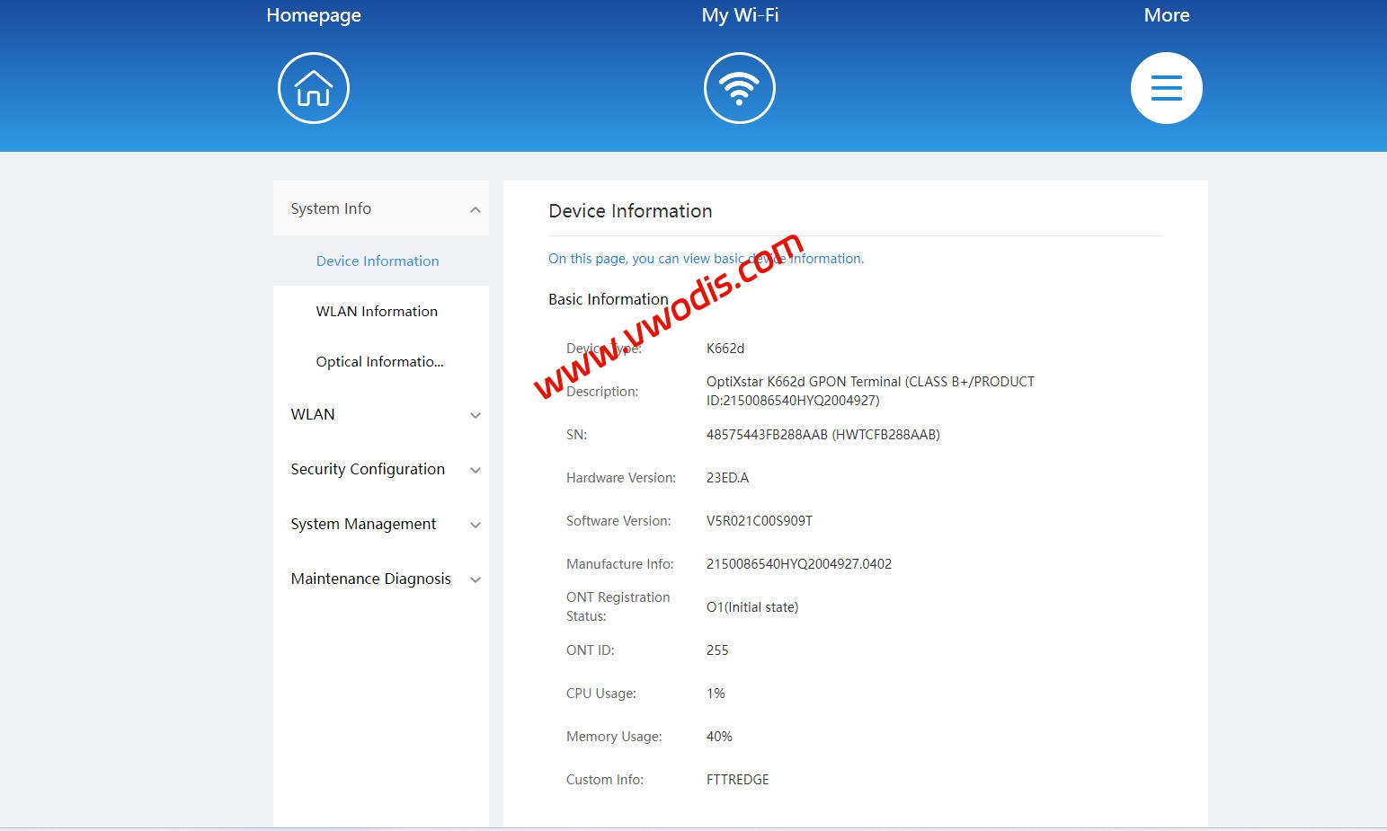 【固件】华为光猫K662D V173 English固件