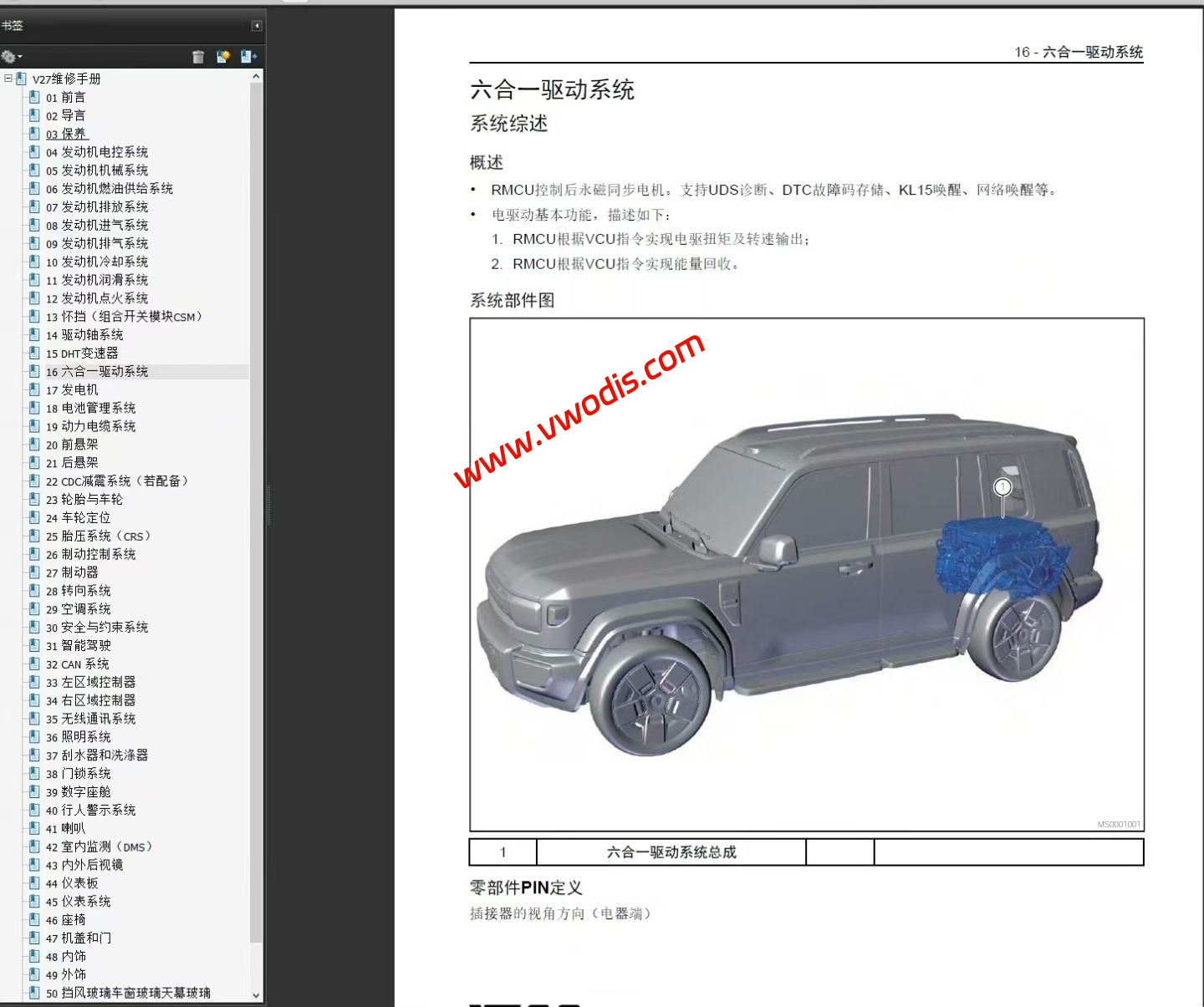 【维修】奇瑞ICAR V27 2026款维修手册+电路图