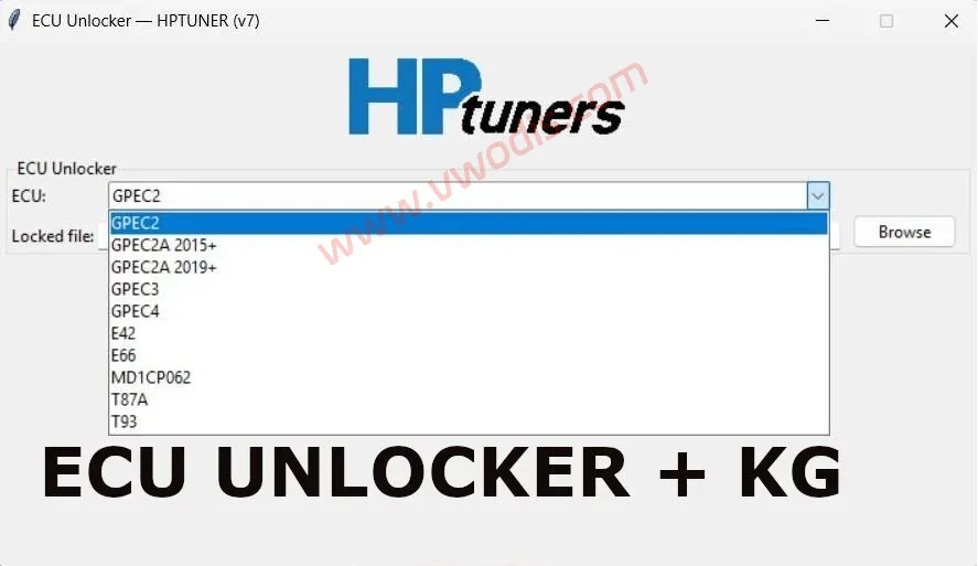 【软件】ECU UNLOCKER HPTUNER V7 + Keygen