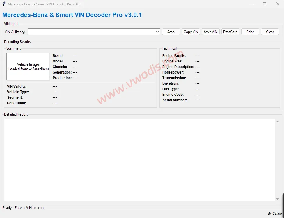 【软件】Mercedes Benz & Smart VIN Decoder Pro-3.01